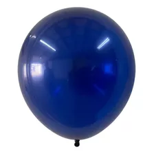 100 Globos Azul Noche Cristal No. 12 Glomex