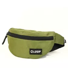 Riñonera Hombre Loop Charly Militar Green