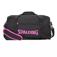 Bolso Deportivo Spalding 30 Litros Negro Fucsia