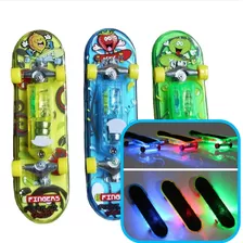 Mini Patineta De Dedo Fingerboard Skateboards Cotillon Led