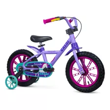 Bicicleta Aro 14 Nathor Caloi Cecizinha Roxa Cor Roxo Tamanh