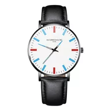 A Fashion S^imple Black White Luxury Hollow Leather Strap Me