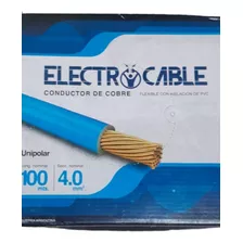 Cable Unipolar Eletrocable 4mm 100mts