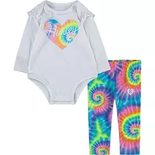 Traje De Manga Larga De Hurley Baby Girls Y Leggings Conjunt