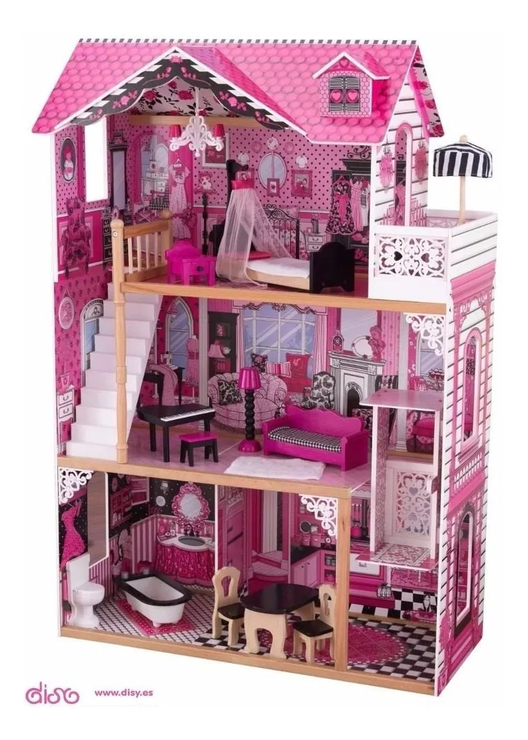 Casa De Barbie  Mdf(no Incluye Accesorios)