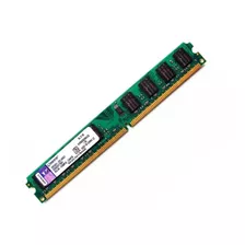 Memória Ram Valueram Color Verde 2gb Kingston Kvr800d2n6/2g