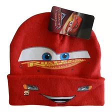 Gorro De Lana Disney Cars Rayo Mcqueen Con Licencia Original