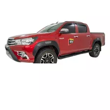 Kit Alargador Hilux 2016/22 Tgpoli Com Detalhe Adesivo Cinza