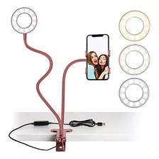 U-stream Selfie Ring Light Con Soporte De Cuello De Cisne
