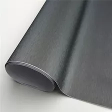 Papel Adherible Metalico Negro Cepillado Premium 60*100cm