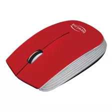 Mouse Wireless Newlink Optimus Vermelho Prata Mo221nl