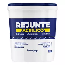 Rejunte Acrílico Impermeável 1kg - Biomassa (6 Cores)