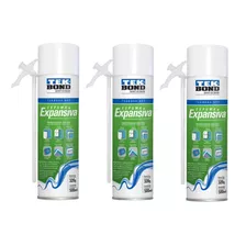 Kit 3 Espuma Expansiva Tek Bond 320g/500ml