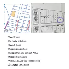 Se Vende Terrenos En Sector De Alta Plus Valía, Cerca Al Anillo Vial (ibarra - Imbarura)