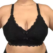 Sutiã Amamentação Plus Size Sem Bojo Rendado 7031plus