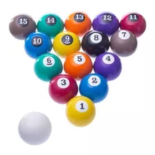 Bolas Nacionais 50mm Numeradas De Mesa Sinuca Bilhar Snooker