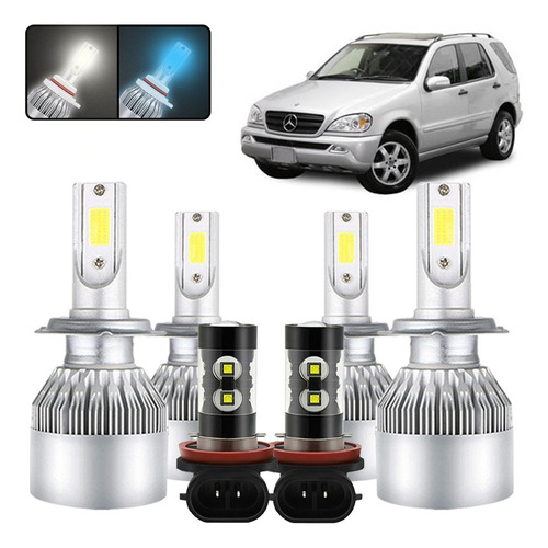 14000lm H7 Kit De Focos Led Haz Alto Bajo Para Mercedes-benz Mercedes-Benz ML 350