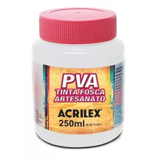 3x Tinta Pva Branco 519 Arte Artesanato Acrilex 250ml *promo