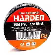 Cinta Pvc Negra 20m Harden 660501 