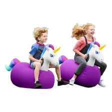 Unicornio Inflable Ride On R Hippity Hop Toy Para Niñ...