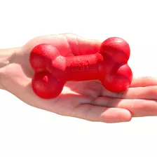 Brinquedo Pet Cachorro Osso Ossinho Anti Stress Raça Pequena Cor Vermelho