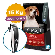 Comida Cibau Perro Adulto Raza Mediana 15 Kg + Regalo