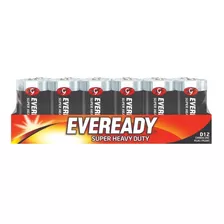 Eveready Pilas D Carbón Caja X12 Un