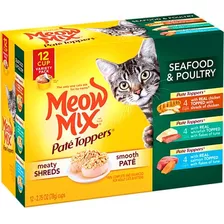 Meow Mix Pollo, Pescado Y Salmón Pack 12 Unid. / Catdogshop