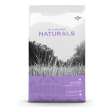 Alimento Diamond Naturals Kitten Para Gato De Temprana Edad Sabor Pollo Y Arroz En Bolsa De 2.72kg