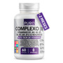Complexo B Puro Nutrition Vitaminas B1, B2, B3, B5, B6, B9, B12 E Magnésio, 60 Cápsulas Sem Sabor