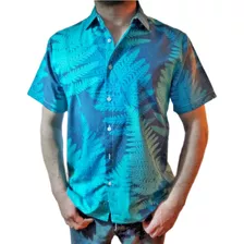 Camisa Guayabera Verano Hawaiana Hombre Diseño 3