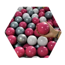 Pelota Hipoalergenica**libre De Plomo**rosa-perla 25 Piezas Color Rosa-perla