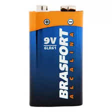 Pilha Alcalina Bateria 9 V C/ 1 Peça Brasfort - 6304