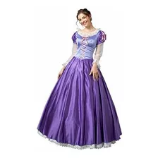 Cosfantasy Princess Rapunzel Cosplay Disfraz Vestido De Bail
