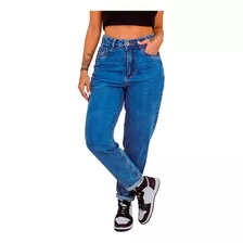 Calça Adulto Feminina Mom Jeans 34 Ao 50