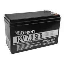Bateria Recarregável Selada 12v 7 A Green
