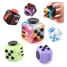 Cubo Antiestrés Para Niños Fidget Cube 6 Funciones Juguete