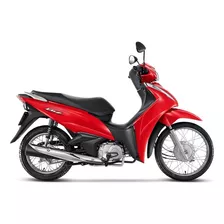 Moto Honda Biz 110i Vermelha 2024 2024 0km Com Garantia
