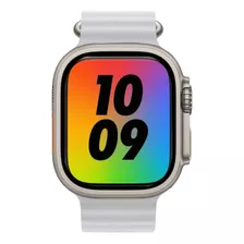 Smartwatch S58 Ultra Promax Android Ios A Prova Dagua Branco