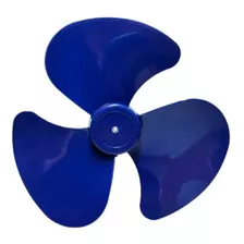 Hélice Ventilador Faet 1/2 Lua 30cm 3 Pás Azul