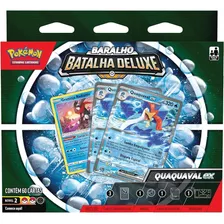 Pokemon Baralho Batalha Deluxe Quaquaval Ex Ps 320 60 Cartas Idioma Português