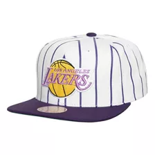 Gorro Mitchell & Ness Los Angeles Lakers Retro Prinstripe