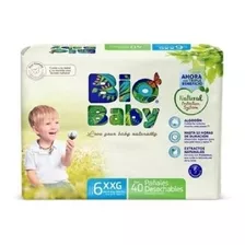 Pañal Ecológico Bio Baby Talla 6 - Talla Xxg - Biobaby 40u
