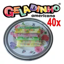 Geladinho Americano 40 Gelinhos Prontos Para Congelar