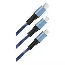 Cable Portátil 3 En 1, Micro, Lightning Y Tipo-c Master-g