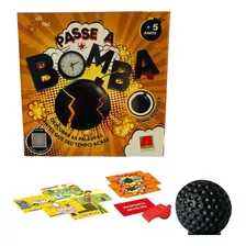 Jogo Passe A Bomba Junior Com Bomba Eletrônica Brinquedo