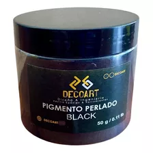 Pigmento Metalizado Negro Decoart Para Resina Epoxi 50g