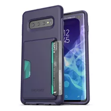 Funda Para Samsung Galaxy S10 Plus, Tarjetero/violeta