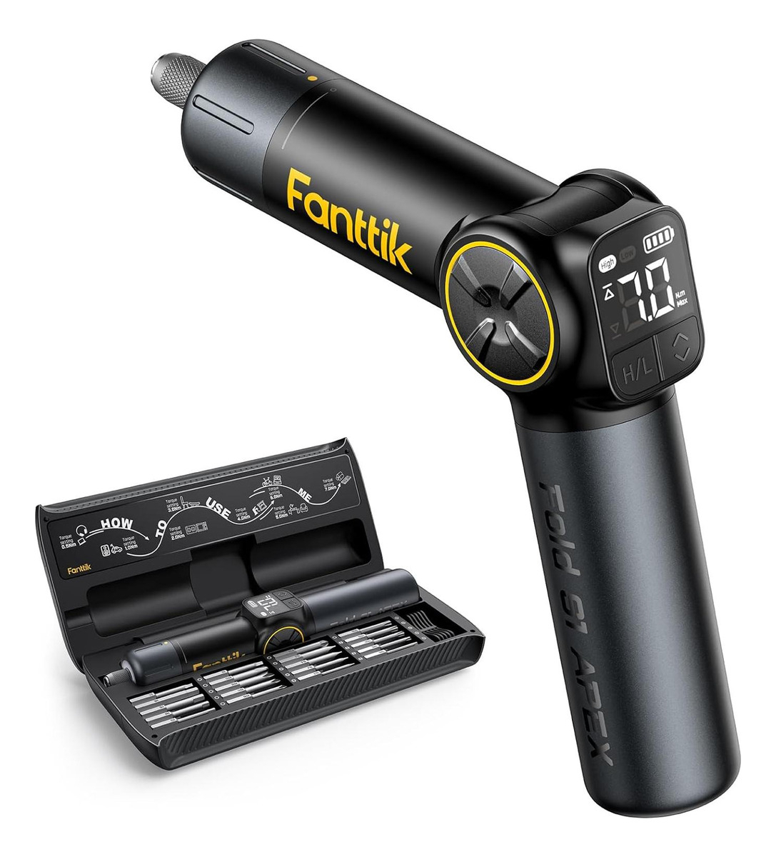 Destornillador Eléctrico Fanttik S1 Apex 3.7v 7n.m Torque