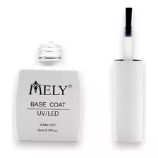 Combo Caja X12 Unidades Esmalte Base Coat Mely Uv/led Nails 